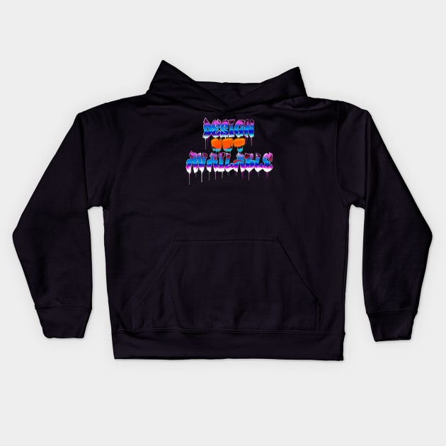 Ironic Graffiti. Kids Hoodie by Randomart